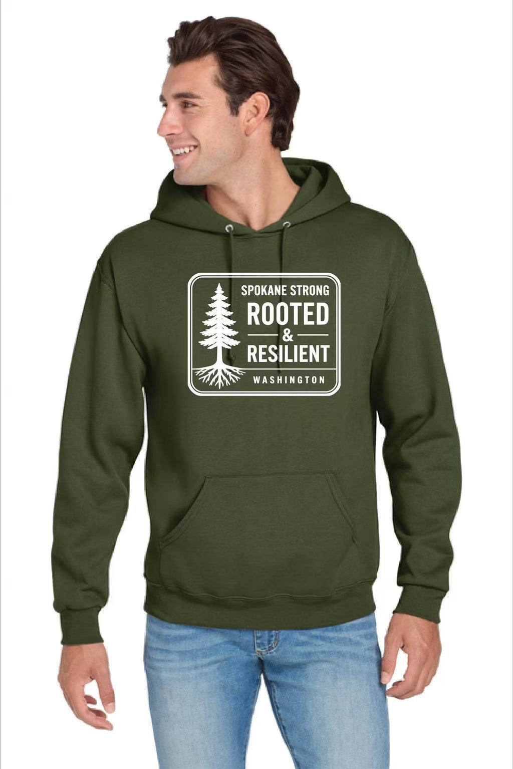 Rooted & Resilient Sweatshirt - Spokane Strong