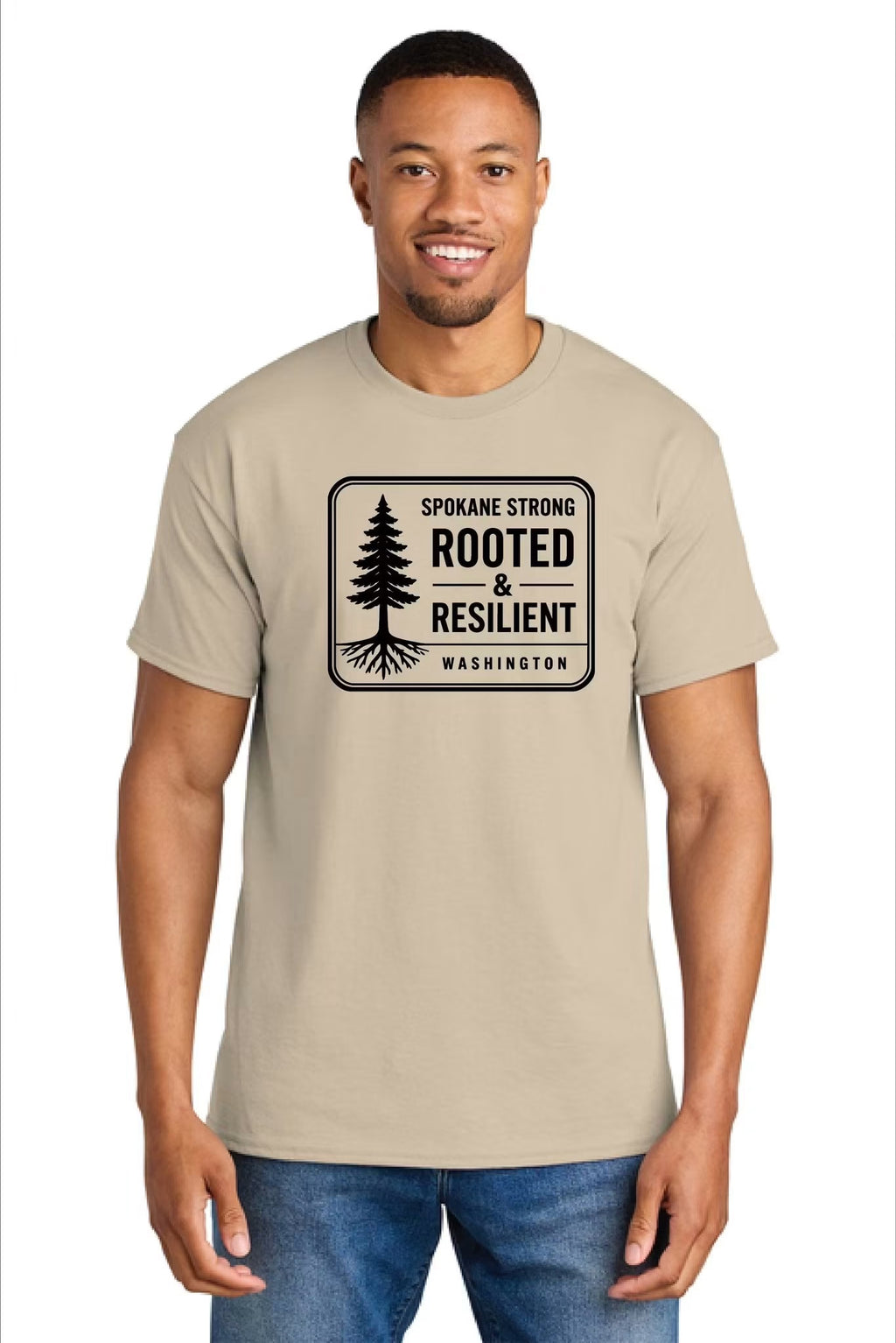 Rooted & Resilient T-Shirt - Spokane Strong