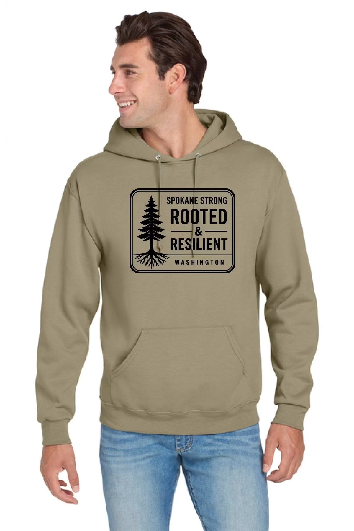 Rooted & Resilient Sweatshirt - Spokane Strong