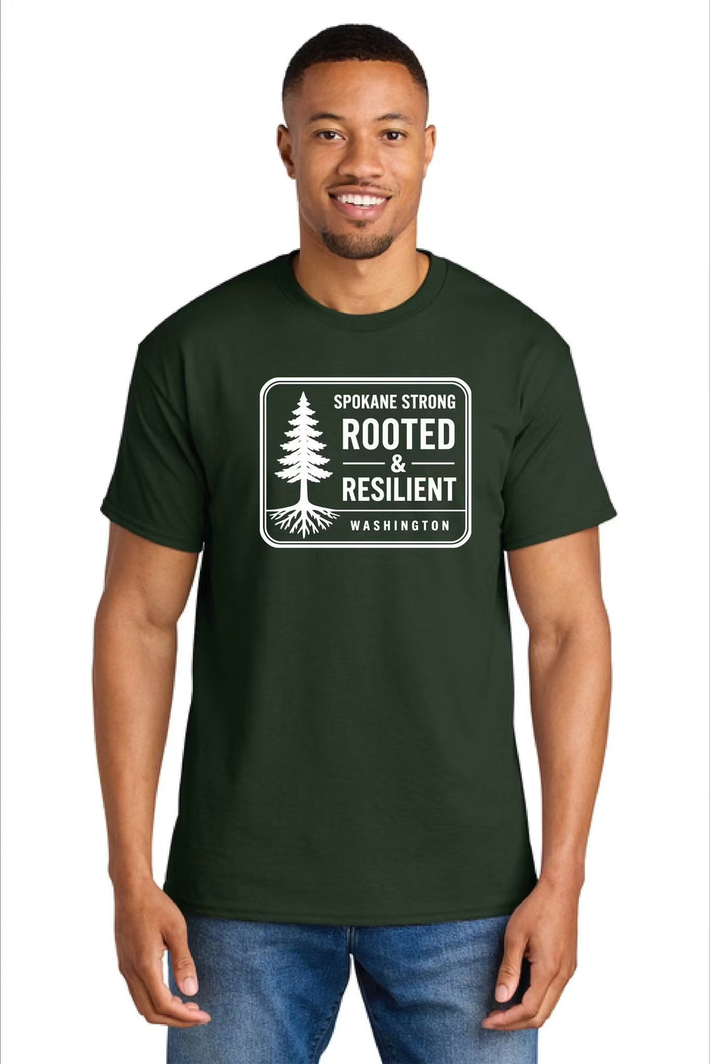 Rooted & Resilient T-Shirt - Spokane Strong